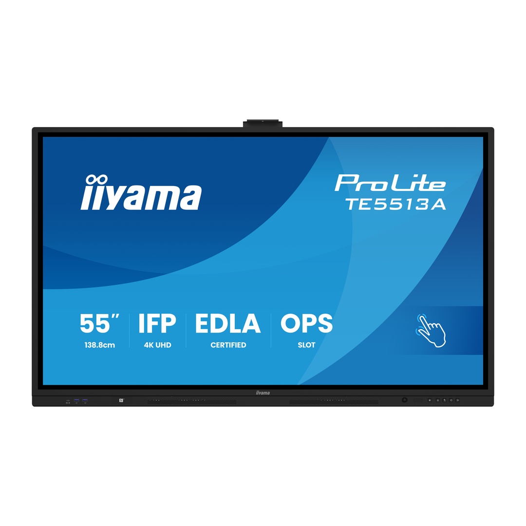 55" iiyama TE5513A-B3AG: IPS, 4K, 40P, EDLÁ 