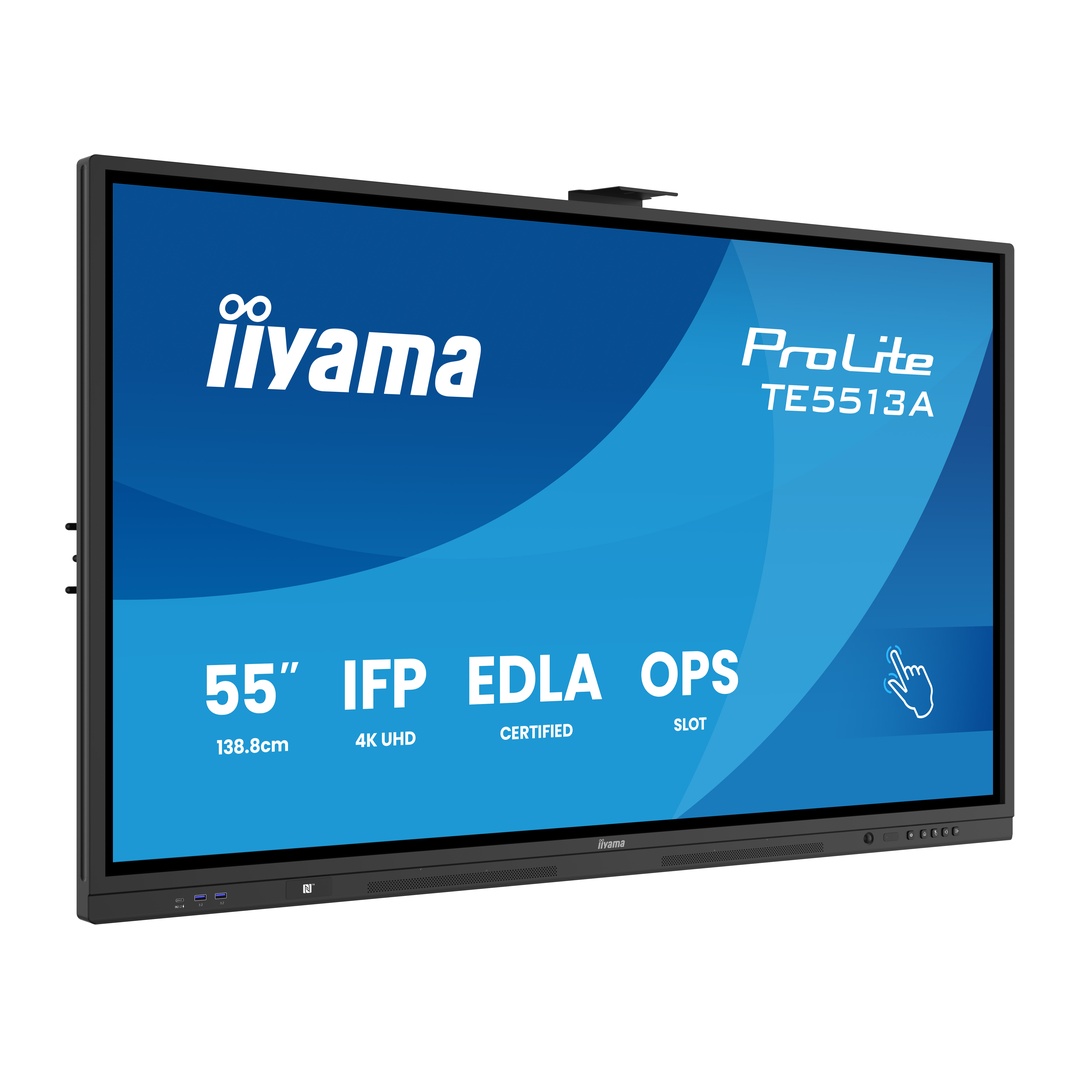 55" iiyama TE5513A-B3AG: IPS, 4K, 40P, EDLÁ 