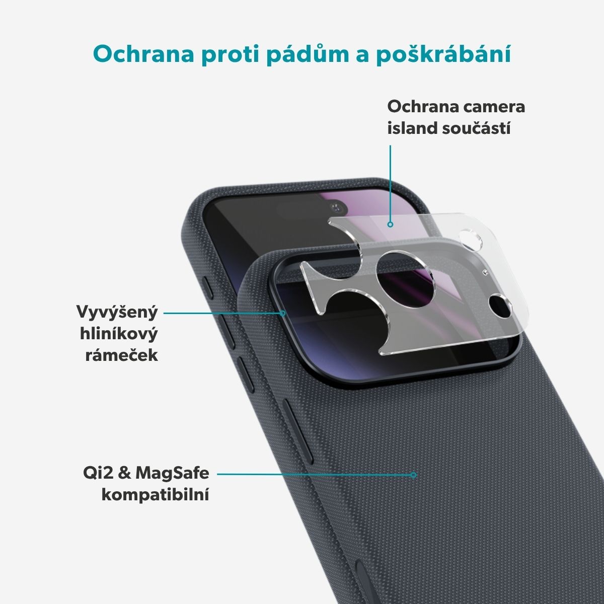 Epico SolidWoven Mag+ Case iPhone 17 Pro/ 18 Pro čierna 