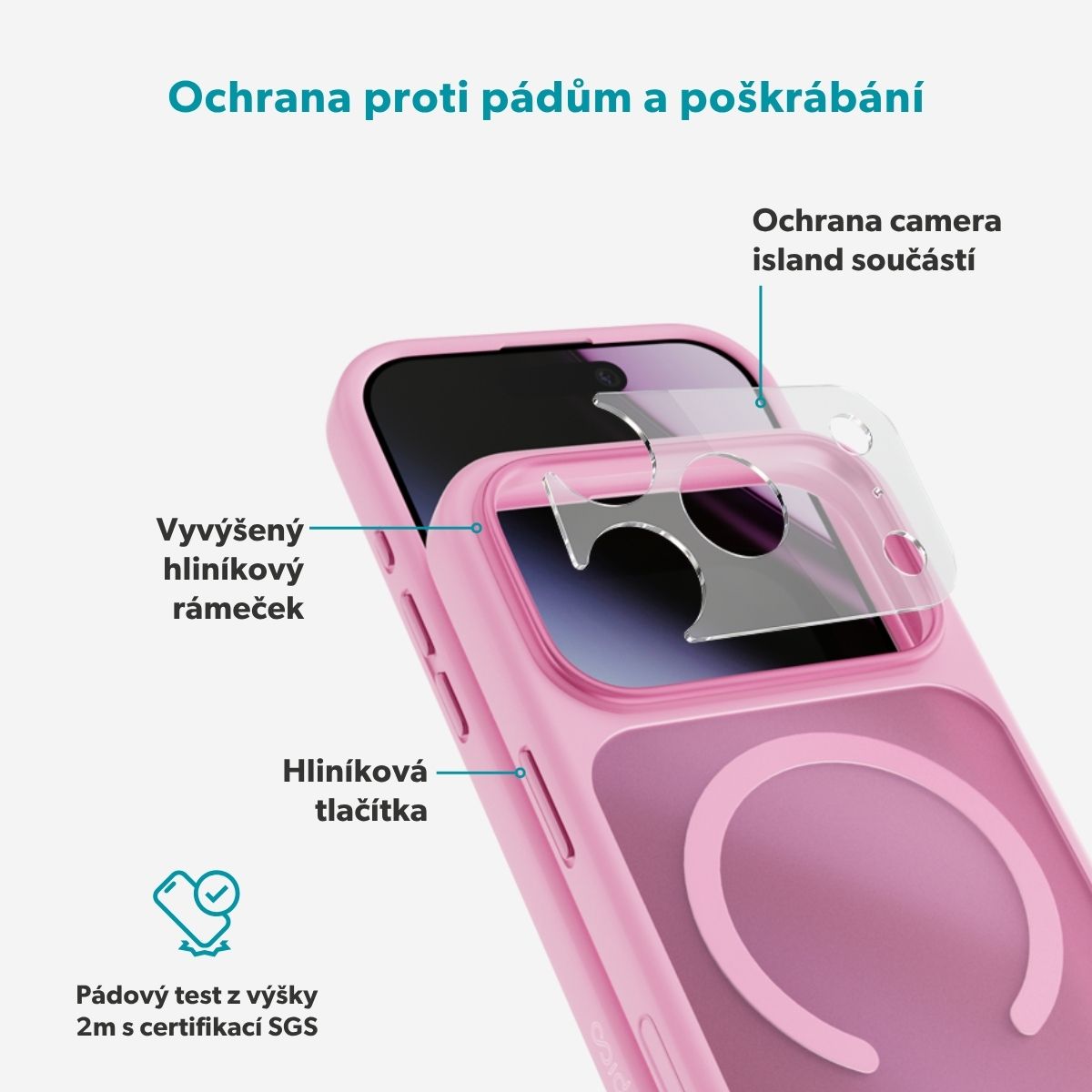 Epico HeroMatte Mag+ Case iPhone 17 Pro/ 18 Pro ružová 
