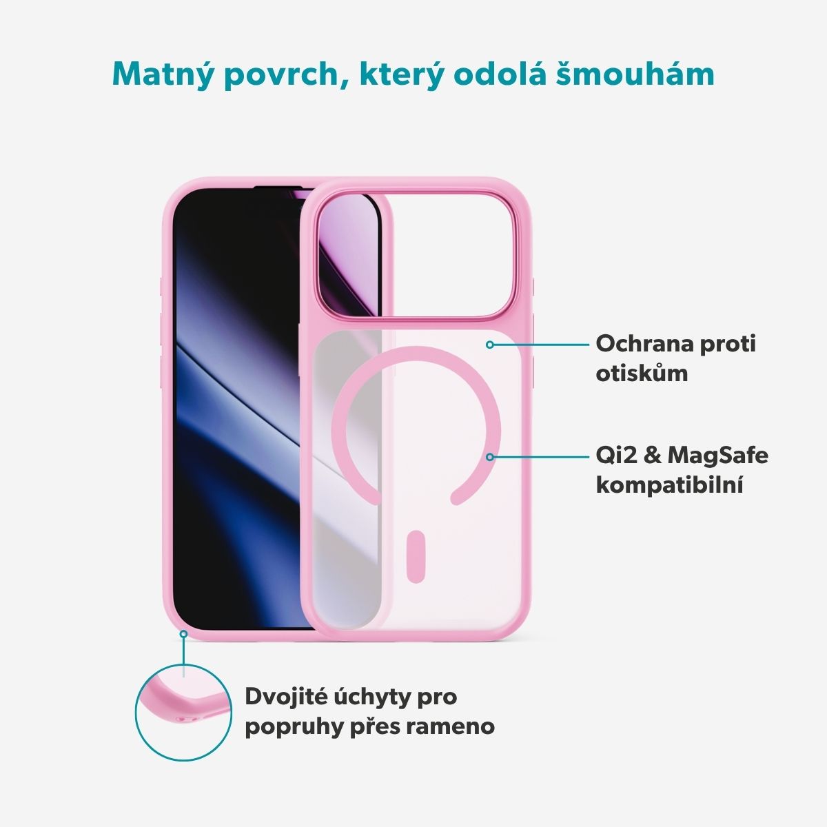 Epico HeroMatte Mag+ Case iPhone 17 Pro/ 18 Pro ružová 