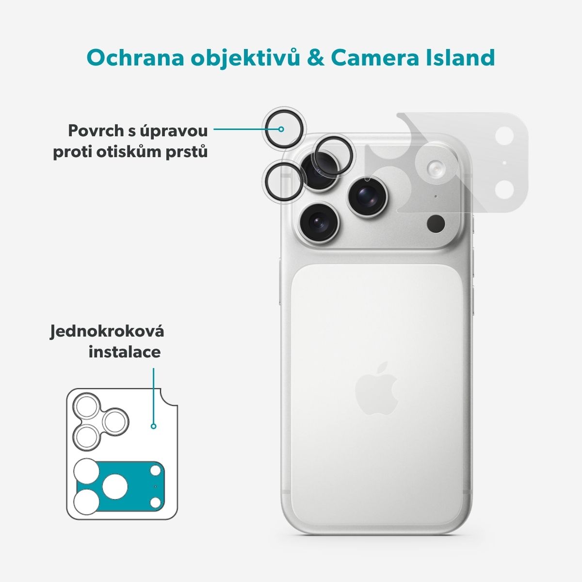 Epico Clear AntiReflective Lens Protector iPhone 18 Pro 