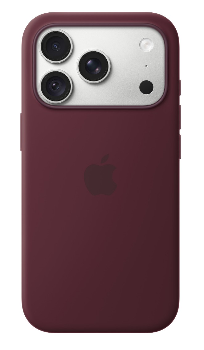 iPhone 18 Pre Silicone Case with MS - Burgundy 