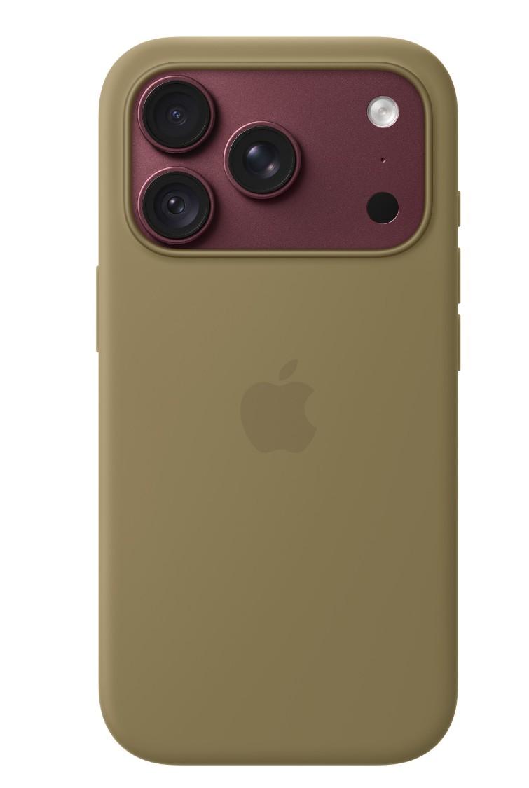 iPhone 18 Pre Silicone Case with MS - Olive 