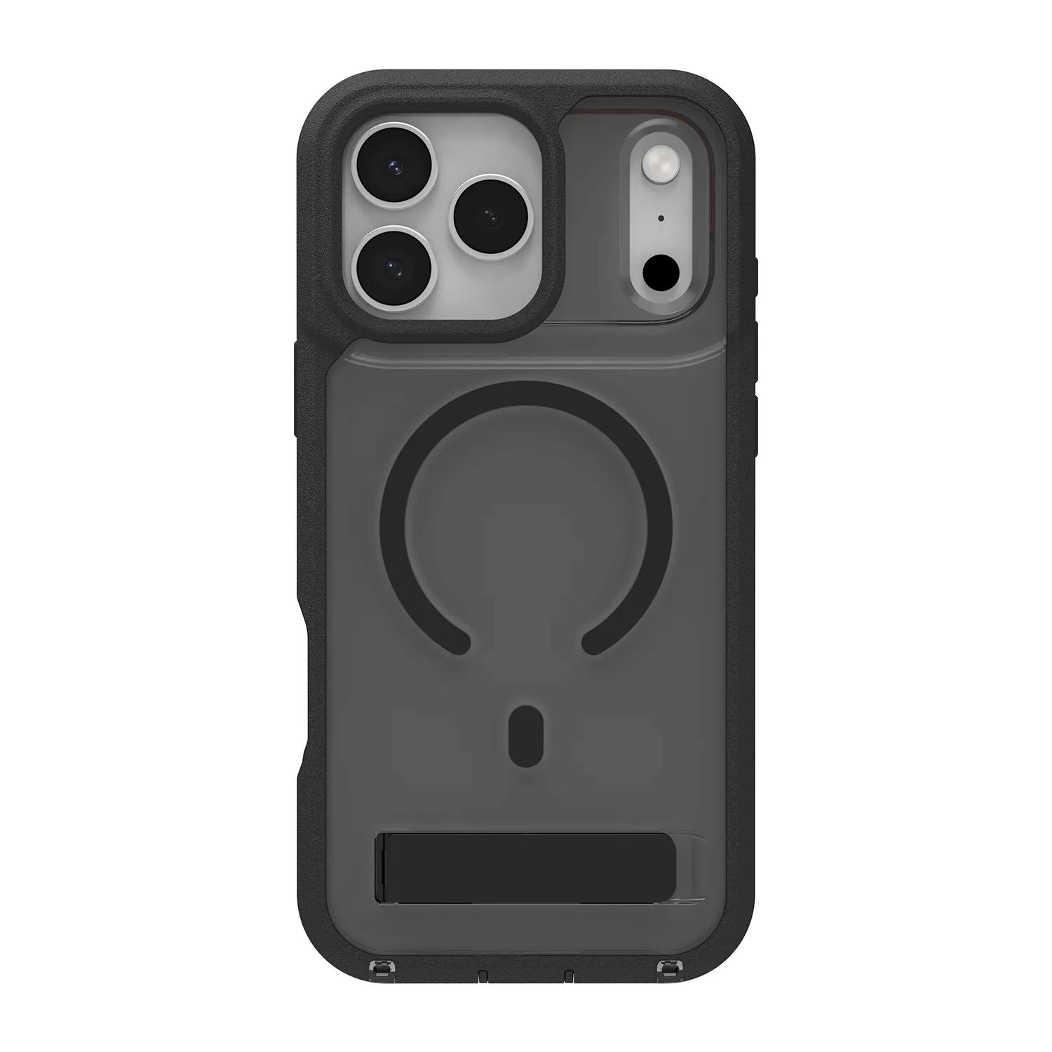 Case Rainier Snap Kickstand Apple iPhone 18 Pro / 17 Pro - Smoke Black 