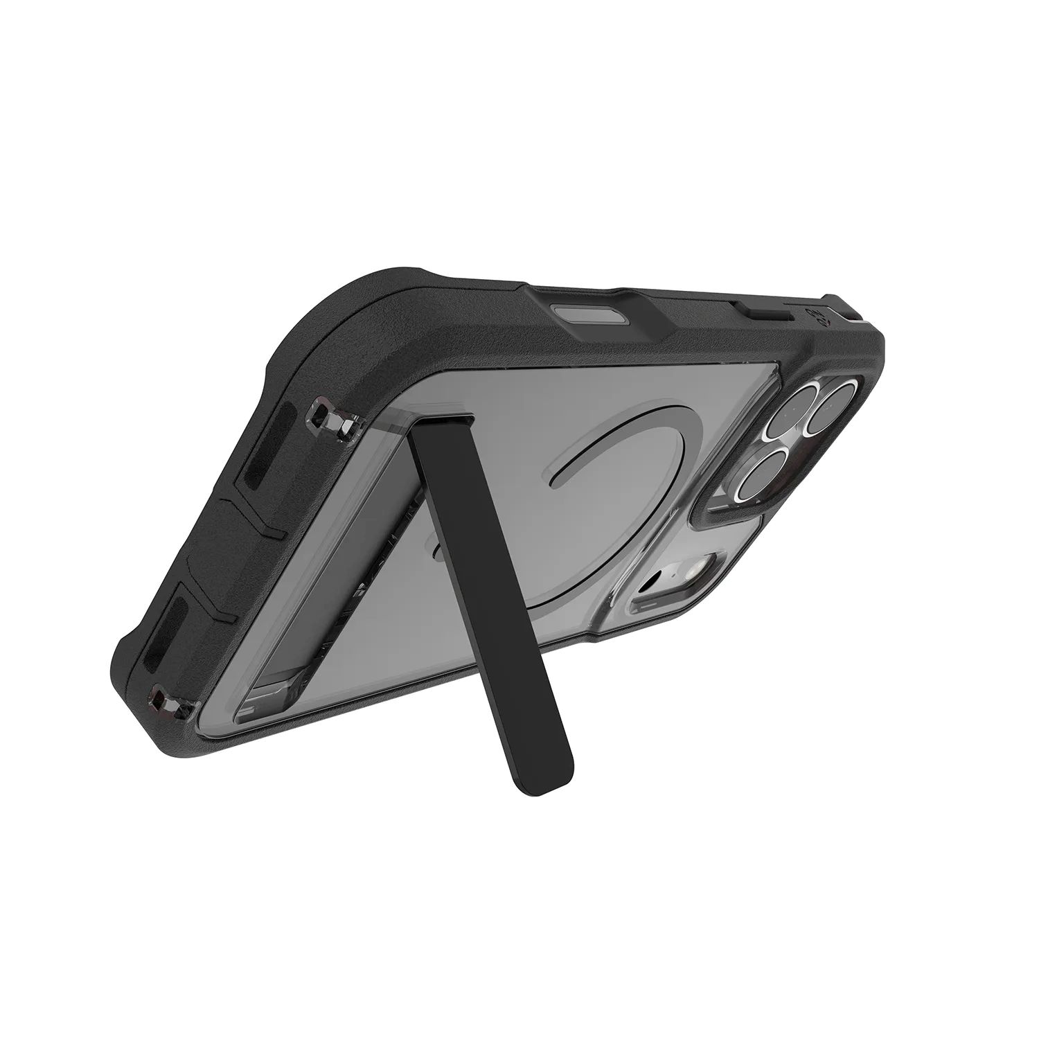 Case Rainier Snap Kickstand Apple iPhone 18 Pro / 17 Pro - Smoke Black 