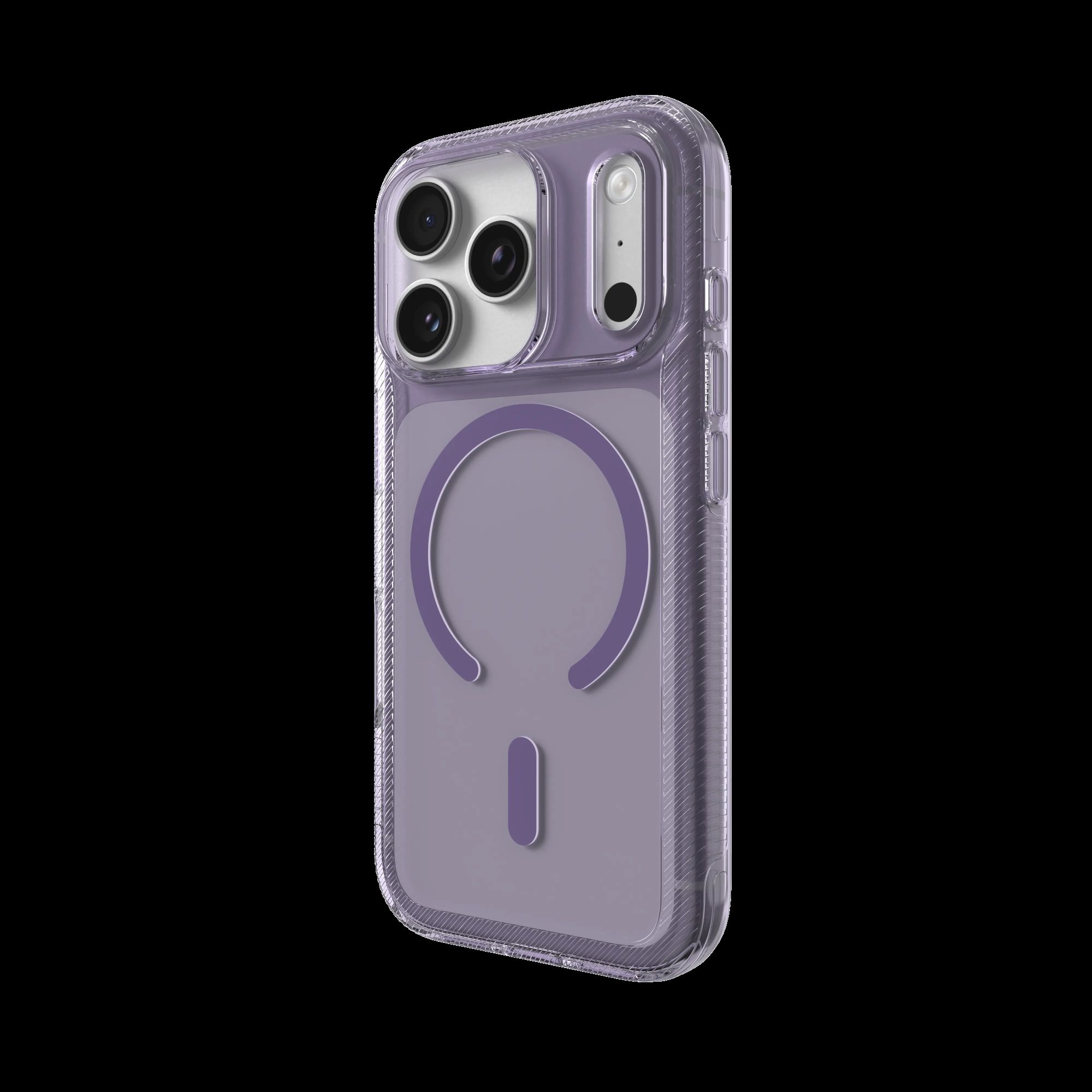 Case Luxe Snap pre Apple iPhone 18 Pro / 17 Pro - Purple (Tinted) 