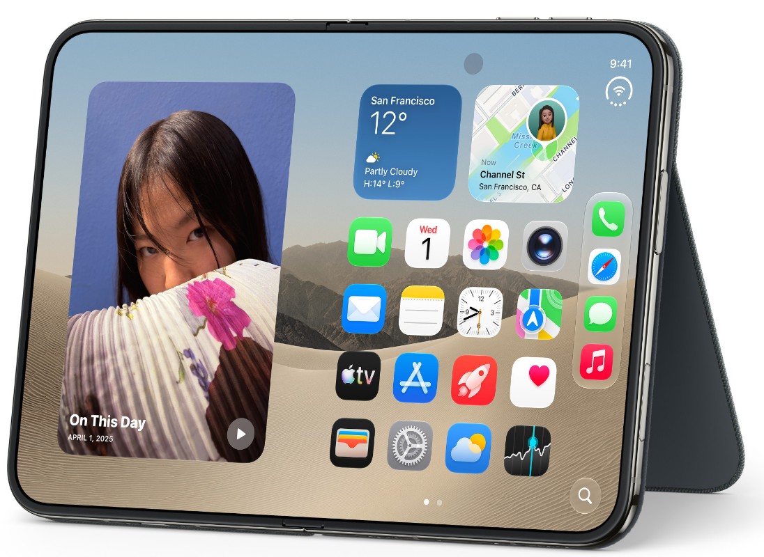 iPhone Duo Folio with Kickstand - Navy Blue 