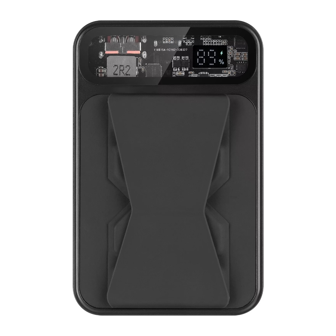 Sandberg Mag bezdrôtová powerbanka 10000mAh (37 Wh), čierna 