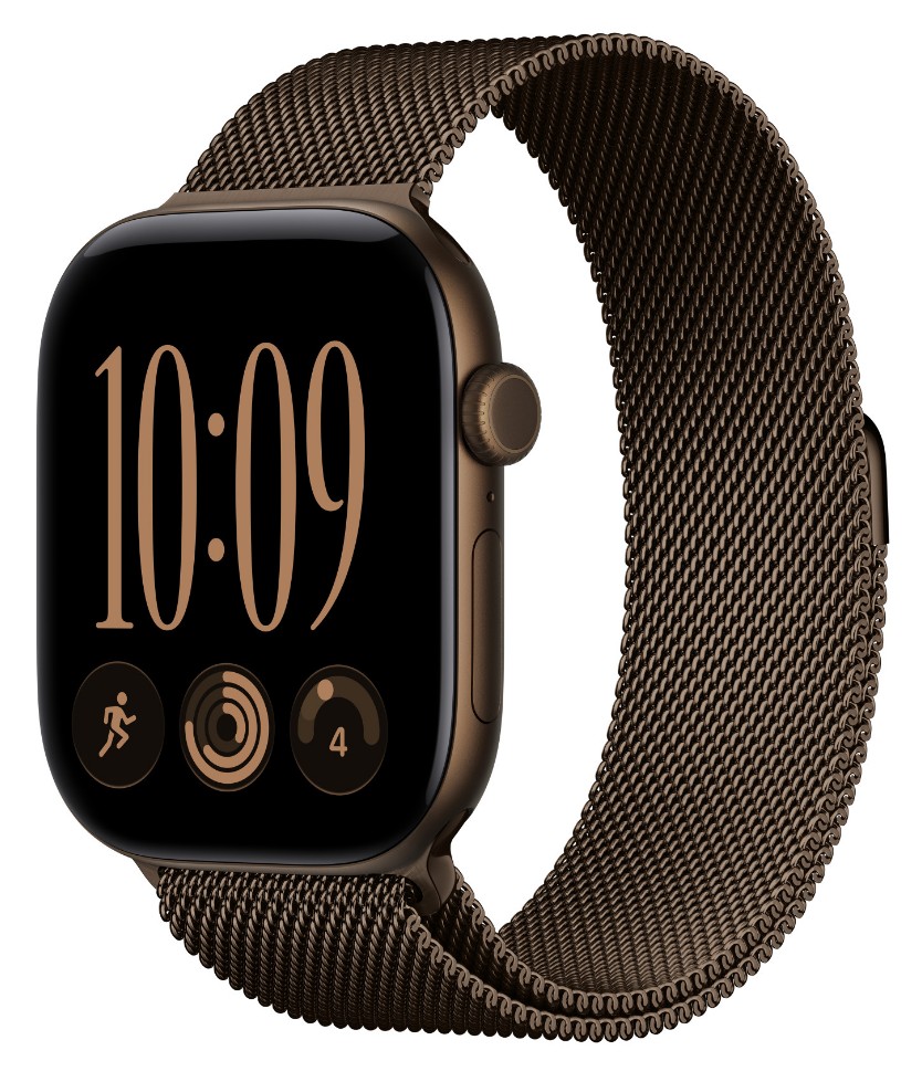 Watch Acc/ 46/ Dark Bronze Milanese Loop - S/ M 