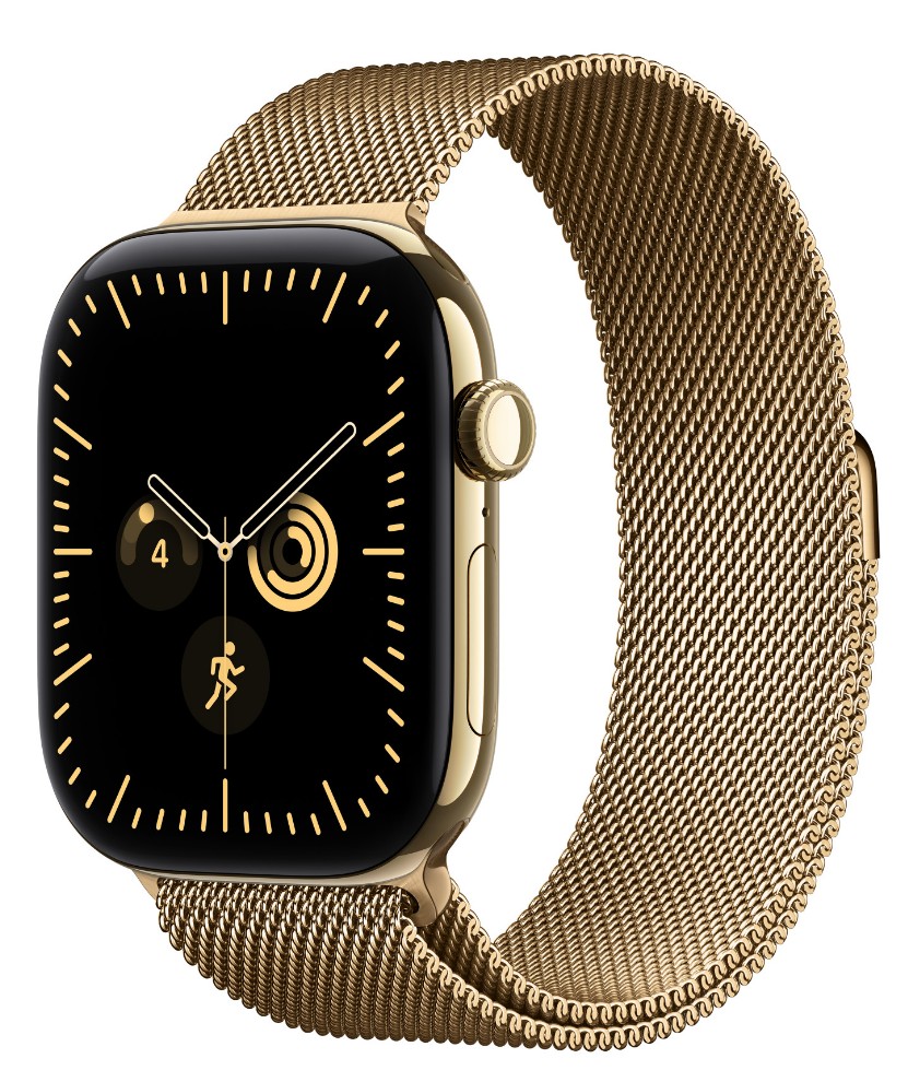 Watch Acc/ 46/ Radiant Gold Milanese Loop - M/ L 