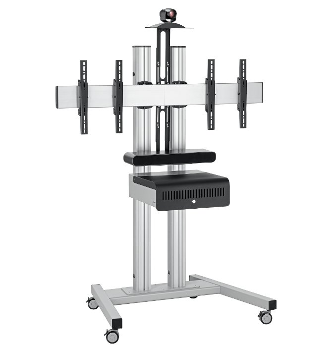 Vogel&quot;s PFT8530S pojazdný podstavec Connect-it Floor strieborný 