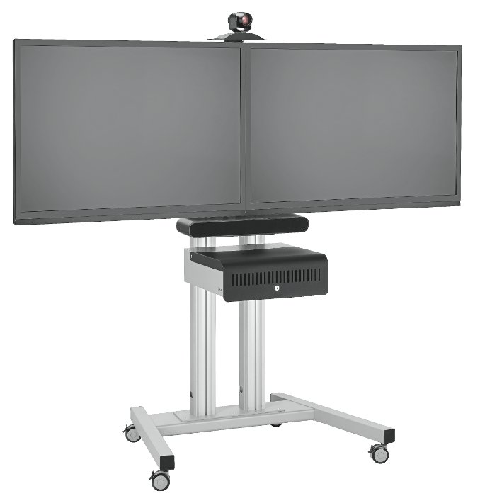 Vogel&quot;s PFT8530S pojazdný podstavec Connect-it Floor strieborný 