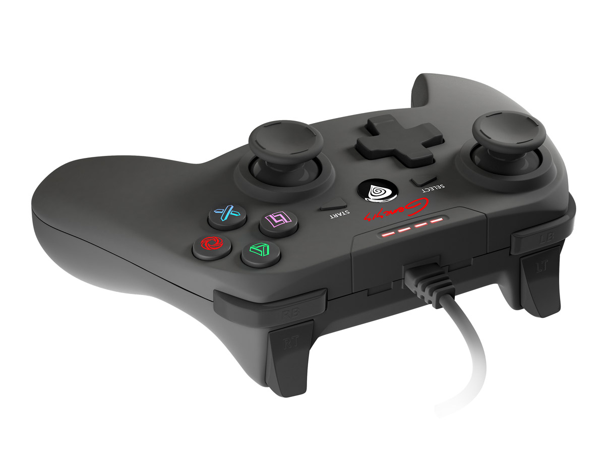 Drátový gamepad Genesis P58, pro PS3/ PC, vibrace 