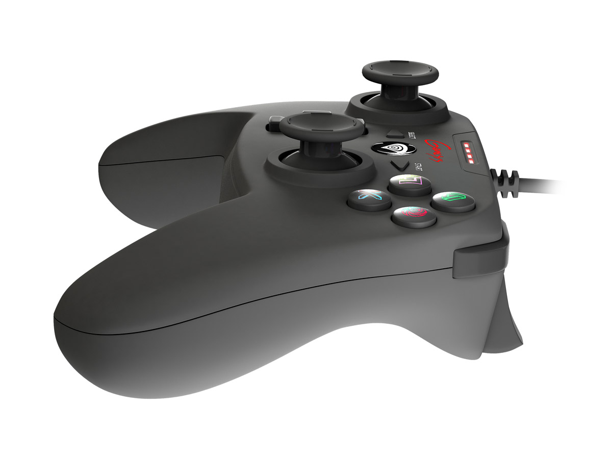 Drôtový gamepad Genesis P58, pre PS3/ PC, vibrácie 