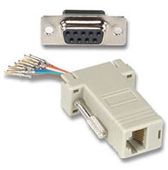 PremiumCord Redukcia 9F-RJ45 zásuvka