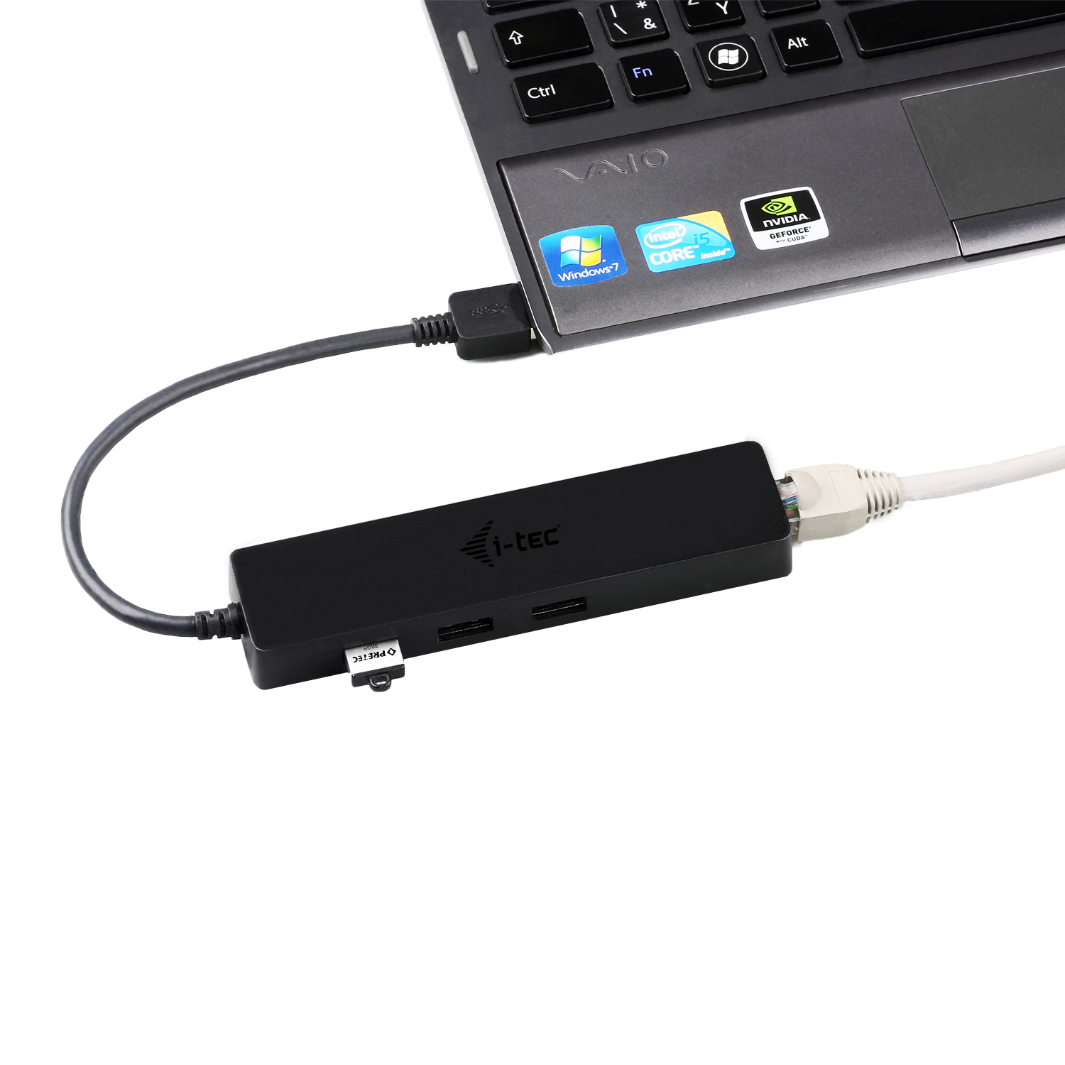 i-tec USB 3.0 SLIM HUB 3 Port With Gigabit LAN 