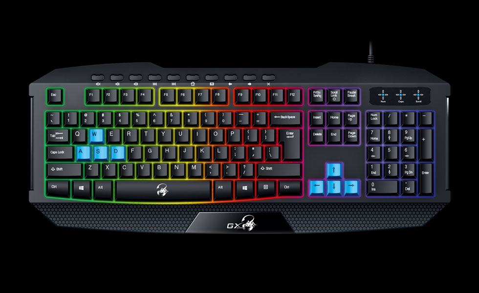 GENIUS K215/ Drôtová USB/ CZ- SK layout/ Čierna 