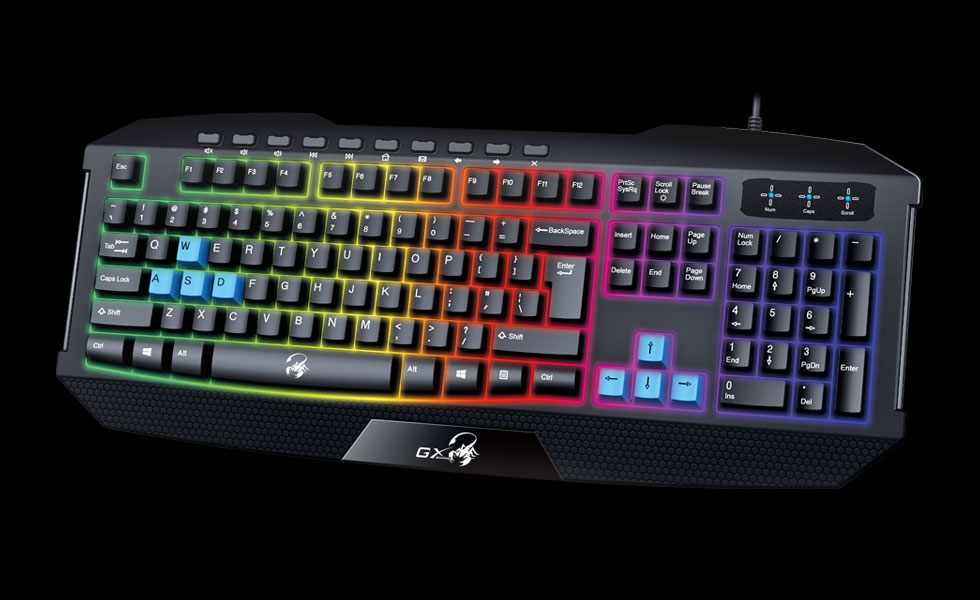GENIUS K215/ Drôtová USB/ CZ- SK layout/ Čierna 