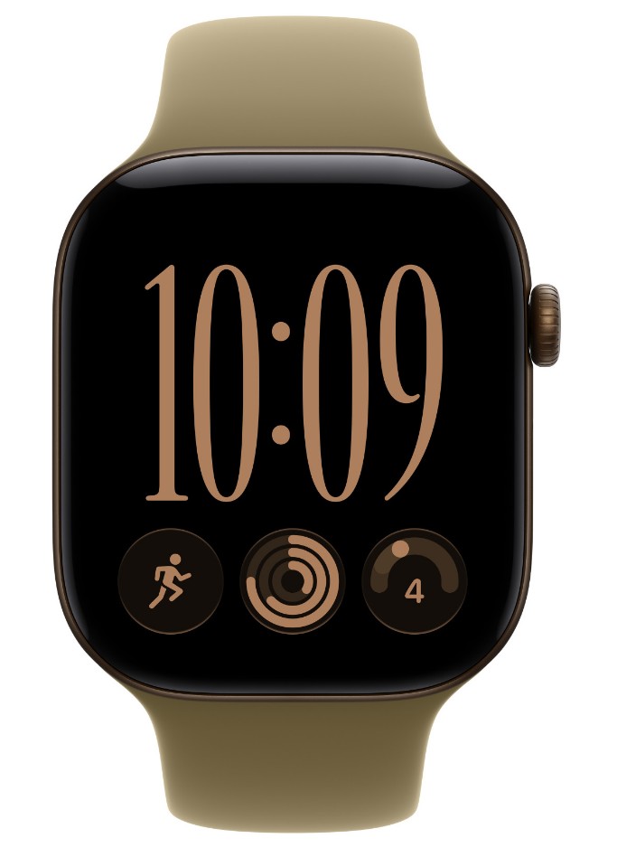 Watch Acc/ 46/ Olive Sport Band - S/ M 