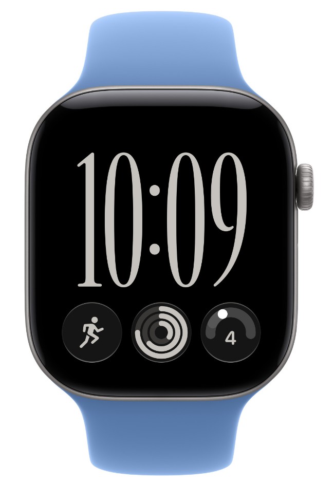 Watch Acc/ 46/ Wildfl.Blue Sport Band - M/ L 