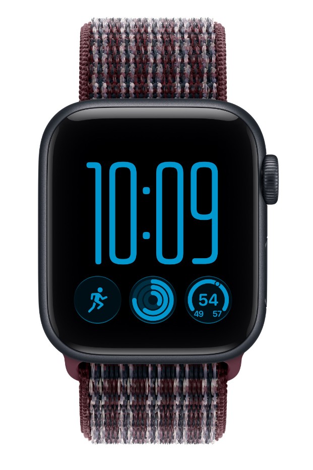 Watch Acc/ 40/ Burgundy Plaid Sport Loop 
