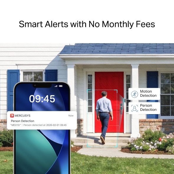 Mercusys MD210 Battery Video Doorbell 