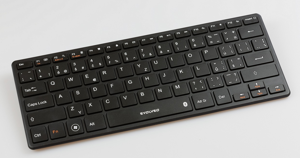 EVOLVEO WK29B/ Bezdrôtová Bluetooth/ CZ layout/ Čierna 