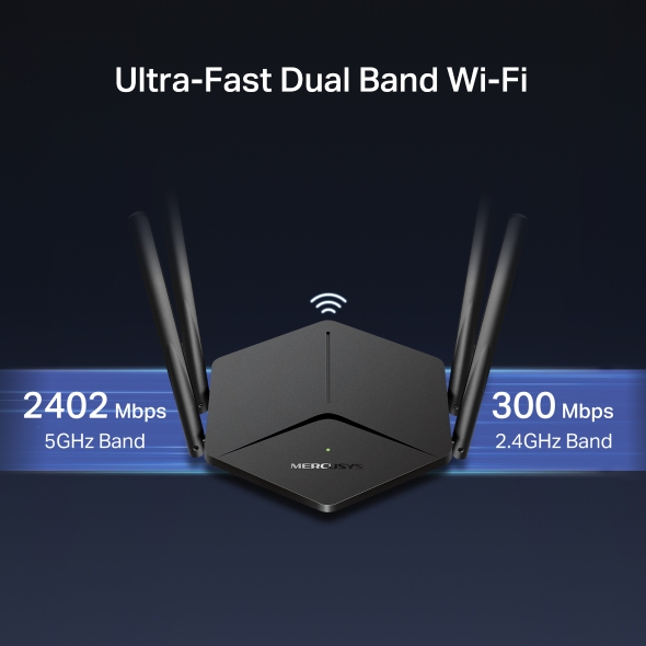 Mercusys MR78X AX2700 WiFI 6 Dual-Band router 