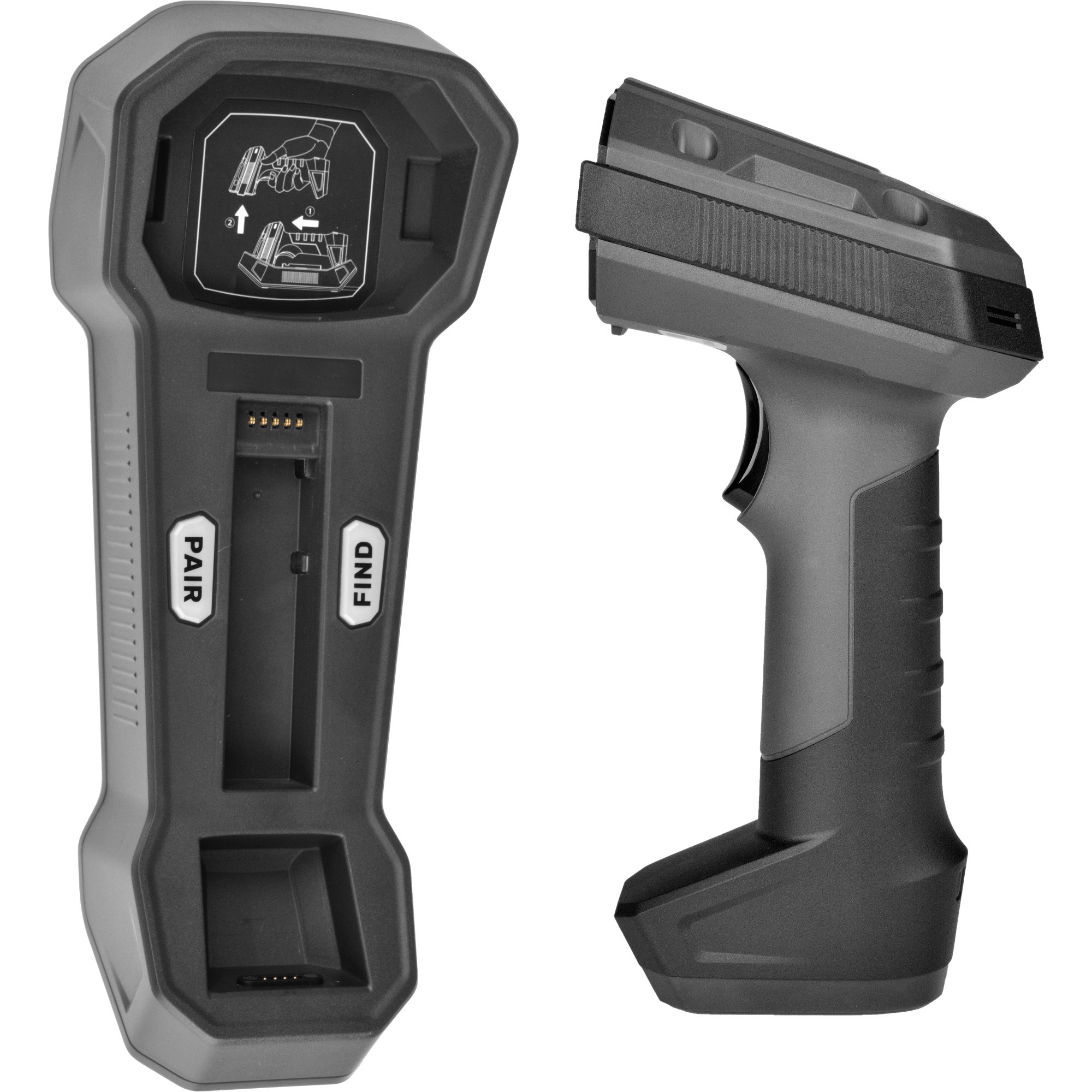 DPM HW-880DPM 2D CCD čítačka bezdr., USB, tm. šedá 