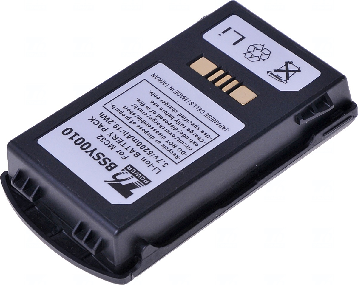 Batéria T6 Power Motorola Zebra MC3200, MC32N0-G, MC32N0-R, MC32N0-S, 5200mAh, 19, 2Wh, Li-ion 