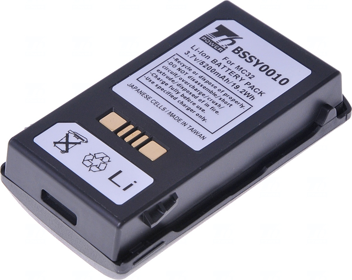 Batéria T6 Power Motorola Zebra MC3200, MC32N0-G, MC32N0-R, MC32N0-S, 5200mAh, 19, 2Wh, Li-ion