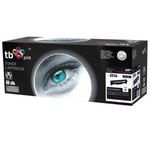 Toner TB kompatibilný s HP CC531A, 100% new, Cy