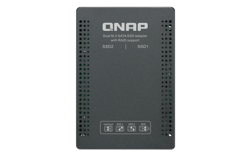 QNAP adaptér QDA-A2MAR (2x M.2 SSD SATA sloty v 2, 5" SATA rámečku) 