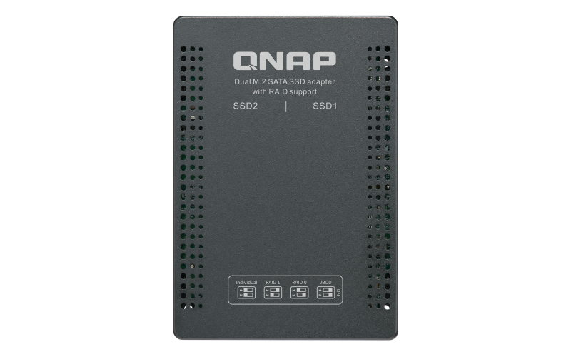 QNAP adaptér QDA-A2MAR (2x M.2 SSD SATA sloty v 2, 5" SATA rámčeku) 