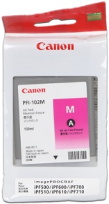 CANON INK PFI-102 MAGENTA iPF-500, 600, 700