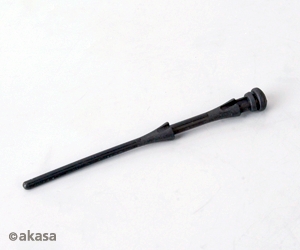 Akasa protivibračné spony na ventilátory (20ks) čierne