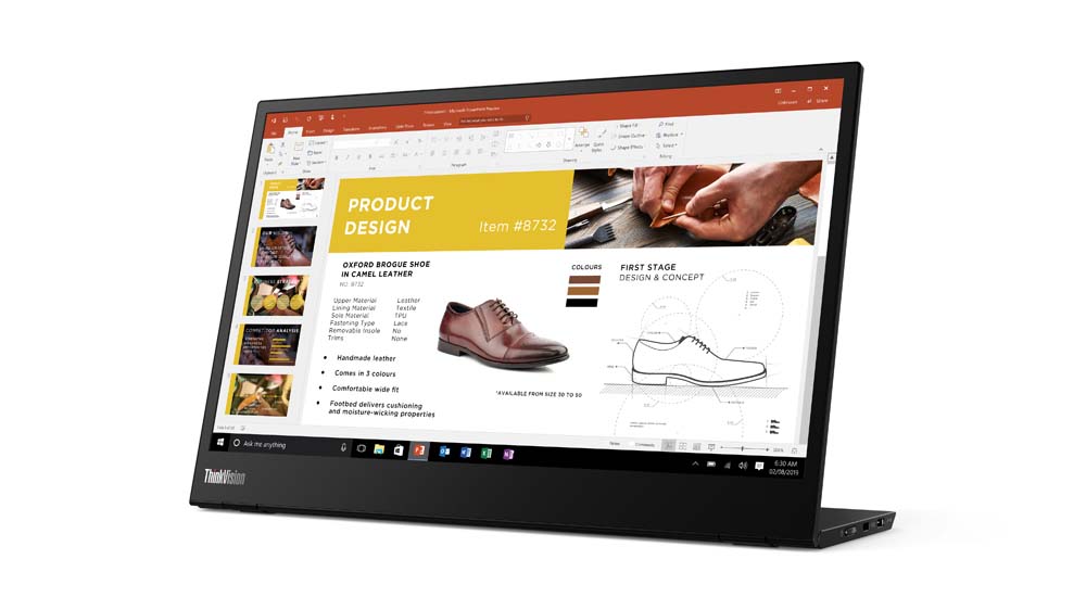 Lenovo ThinkVision/ M14/ 14"/ IPS/ FHD/ 60Hz/ 6ms/ Black/ 3R 