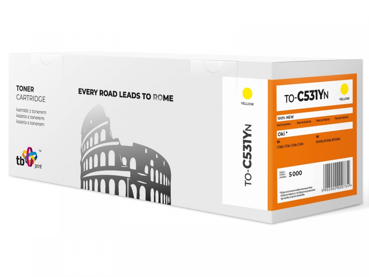 Toner TB kompatibilný s C531 TO-C531YN YE 100% new