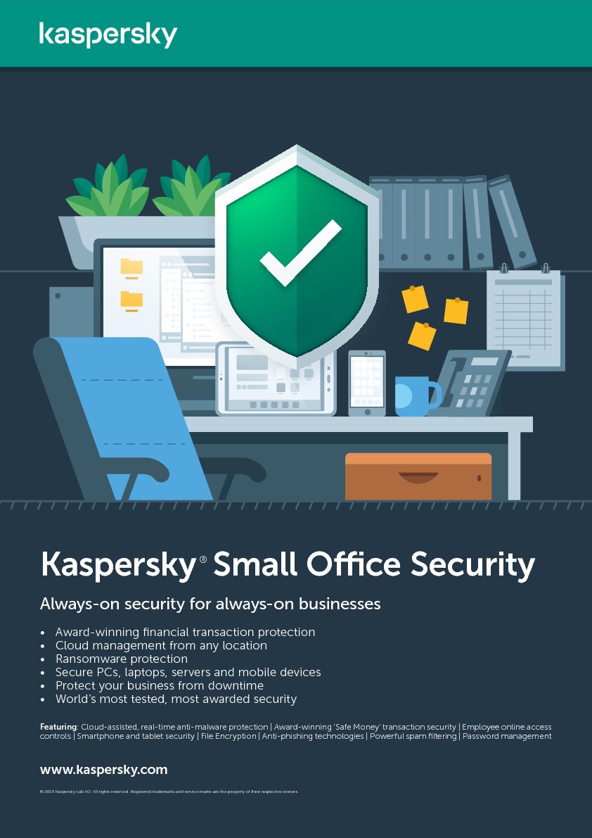 Kaspersky Small Office 20-24 licencí 1 rok Nová 