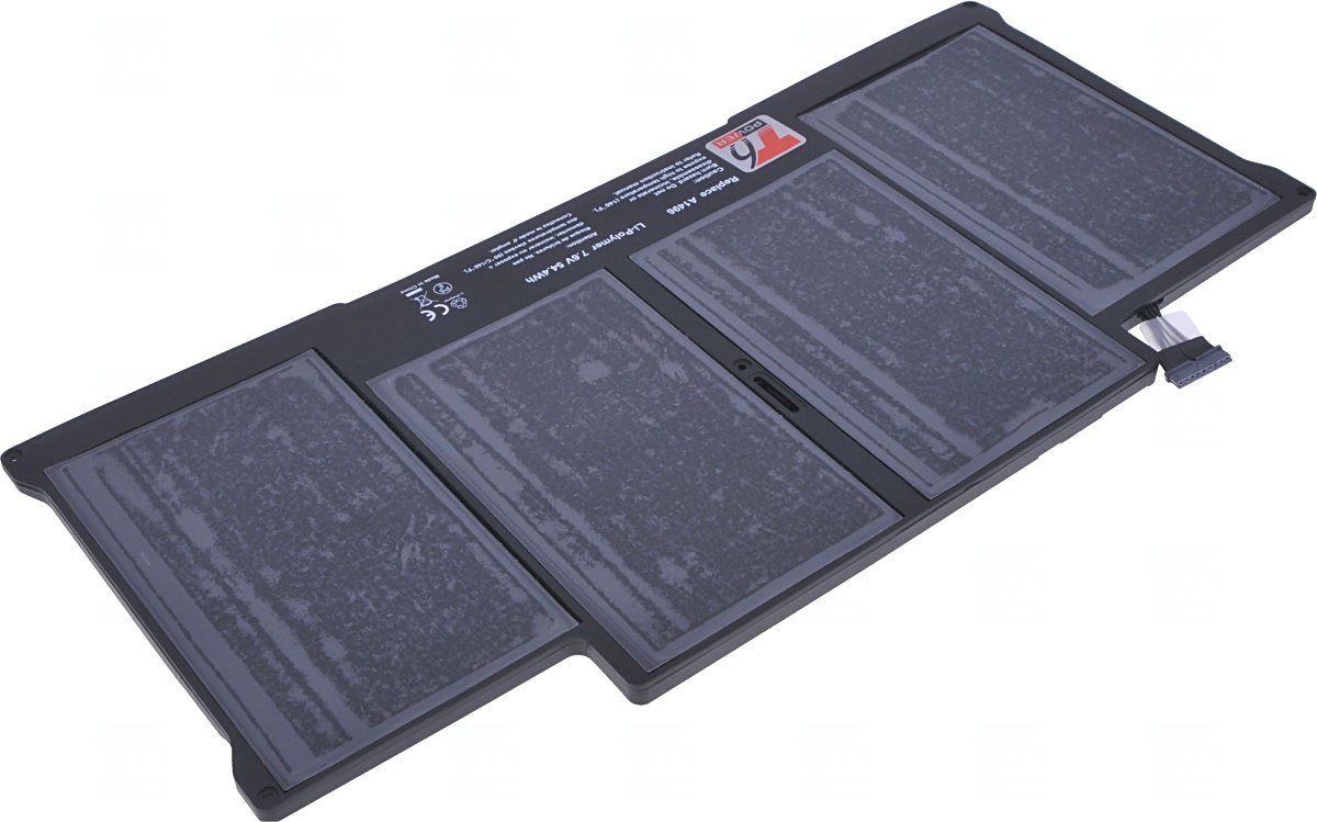 Batéria T6 Power pre Apple MacBook Air 13 2011, 2012, 2013, 2014, 2015, 7150mAh, 54Wh, 4cell, Li-pol 
