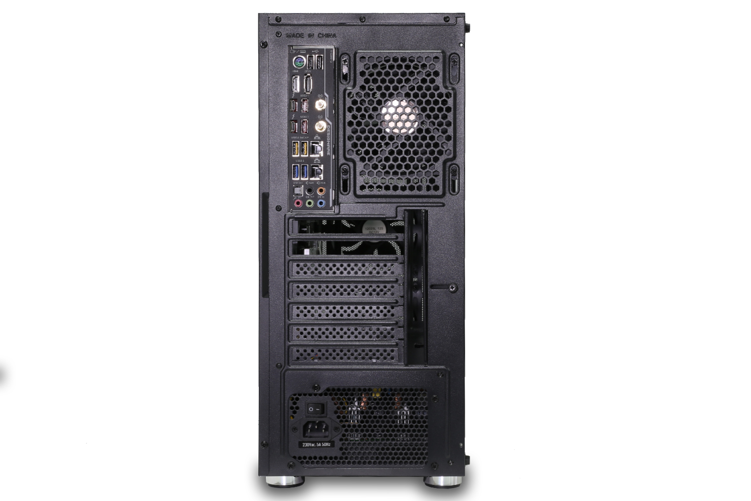 EVOLVEO Ptero Q1/ Midi Tower/ Transpar./ Čierna 