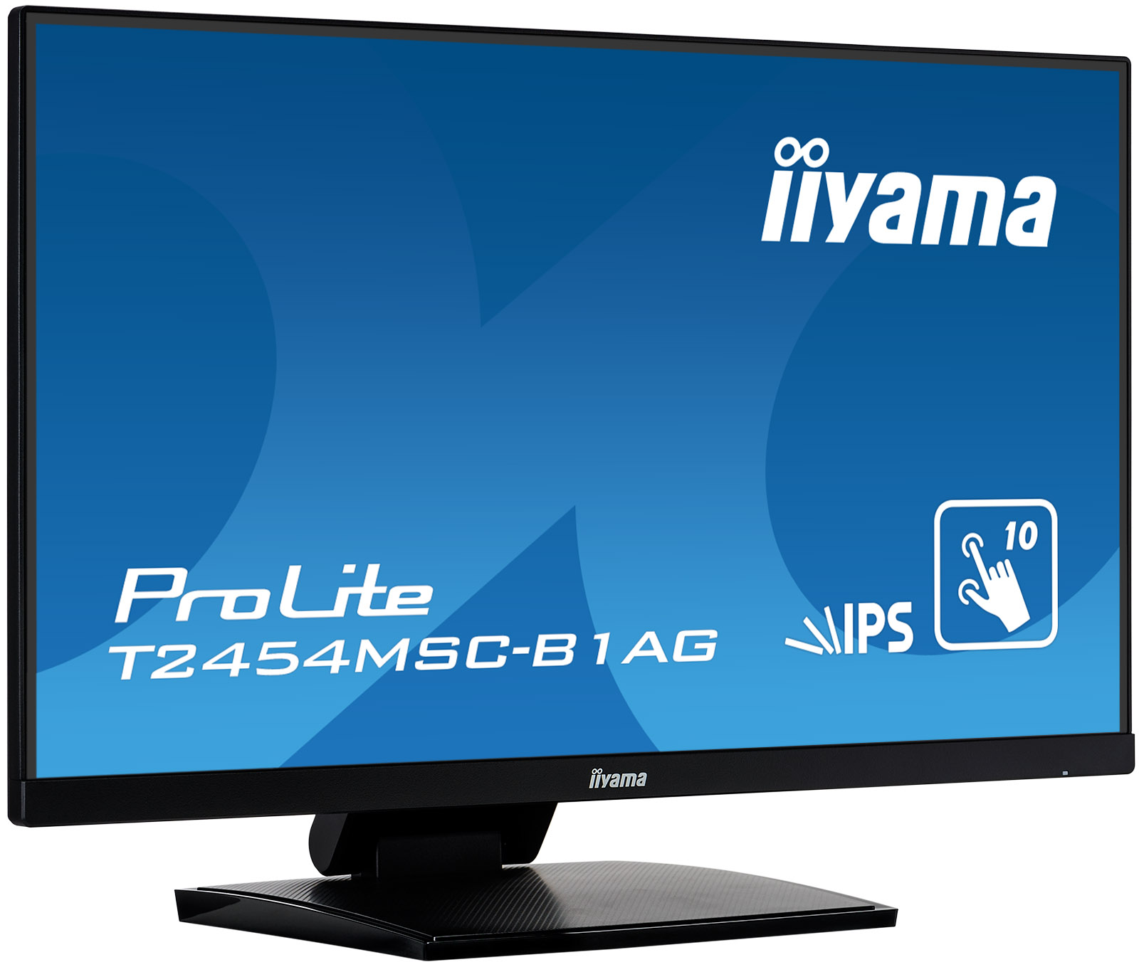 24" iiyama T2454MSC-B1AG - IPS, FullHD, 5ms, 250cd/ m2, 1000:1, 16:9, VGA, HDMI, repro. 