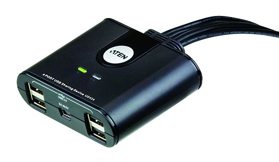 ATEN USB 2.0 Prepínač periférií 4:4 