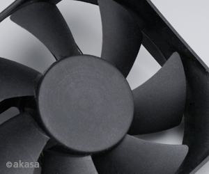 prídavný ventilátor Akasa 80x80x25 black OEM H 