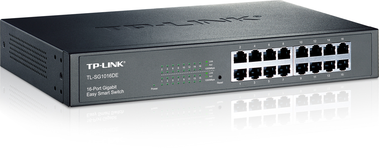 TP-Link TL-SG1016DE 16x Gigabit Fanless Easy Smart Switch 