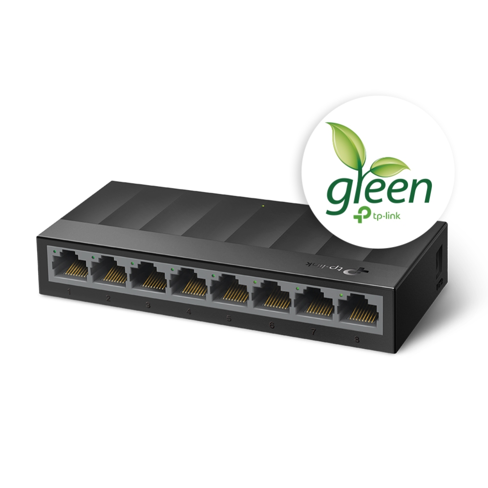 TP-Link LS1008G 8xGigabit Desktop Switch Fanless 