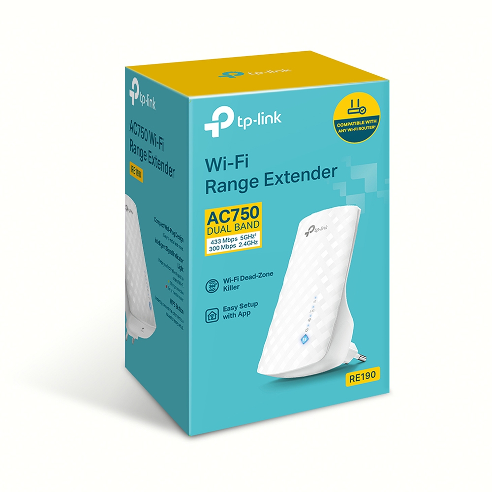 TP-Link RE190 AC750 WiFi Range Extender 