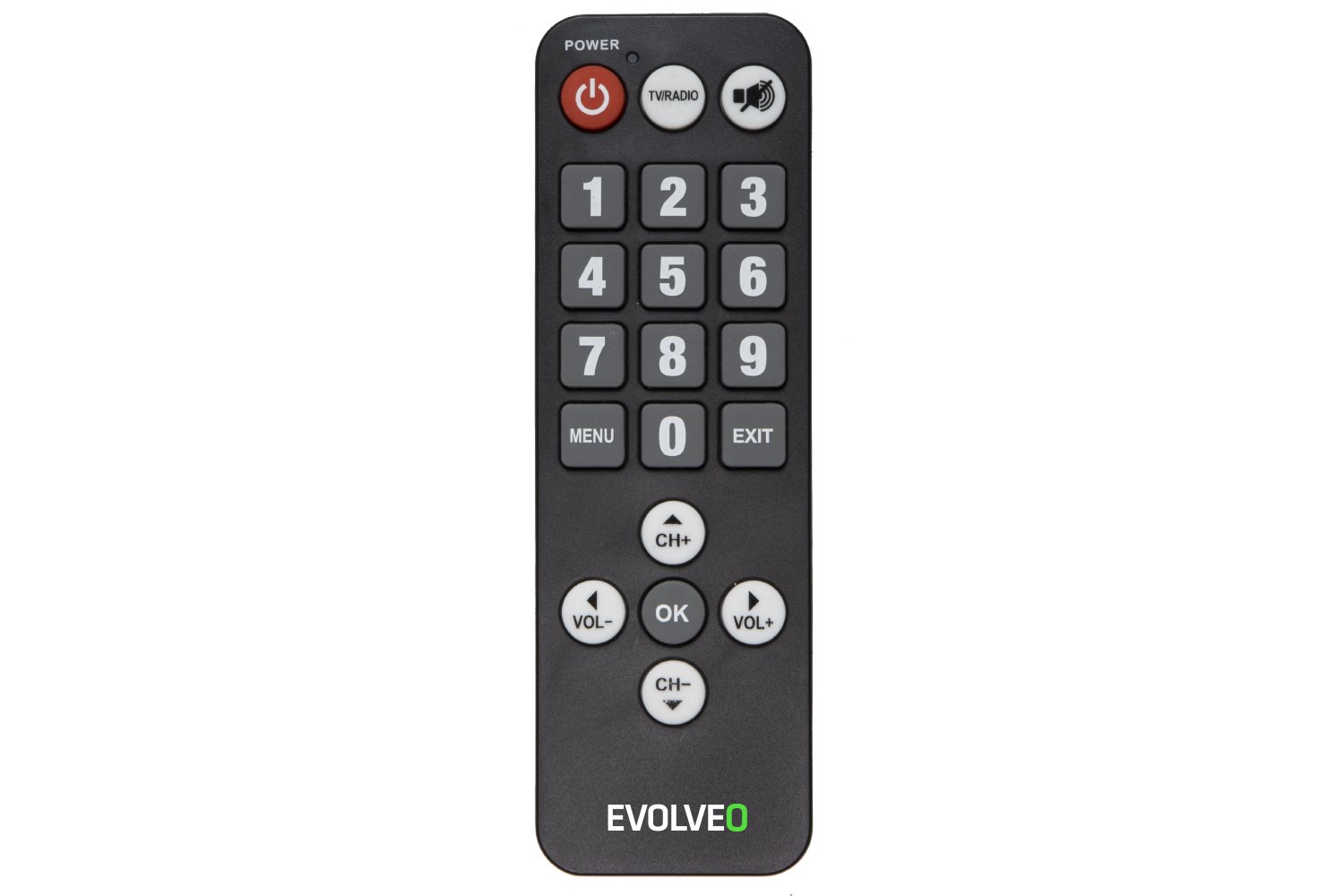 EVOLVEO seniorský diaľkový ovládač pre Alpha T2 a Omega II