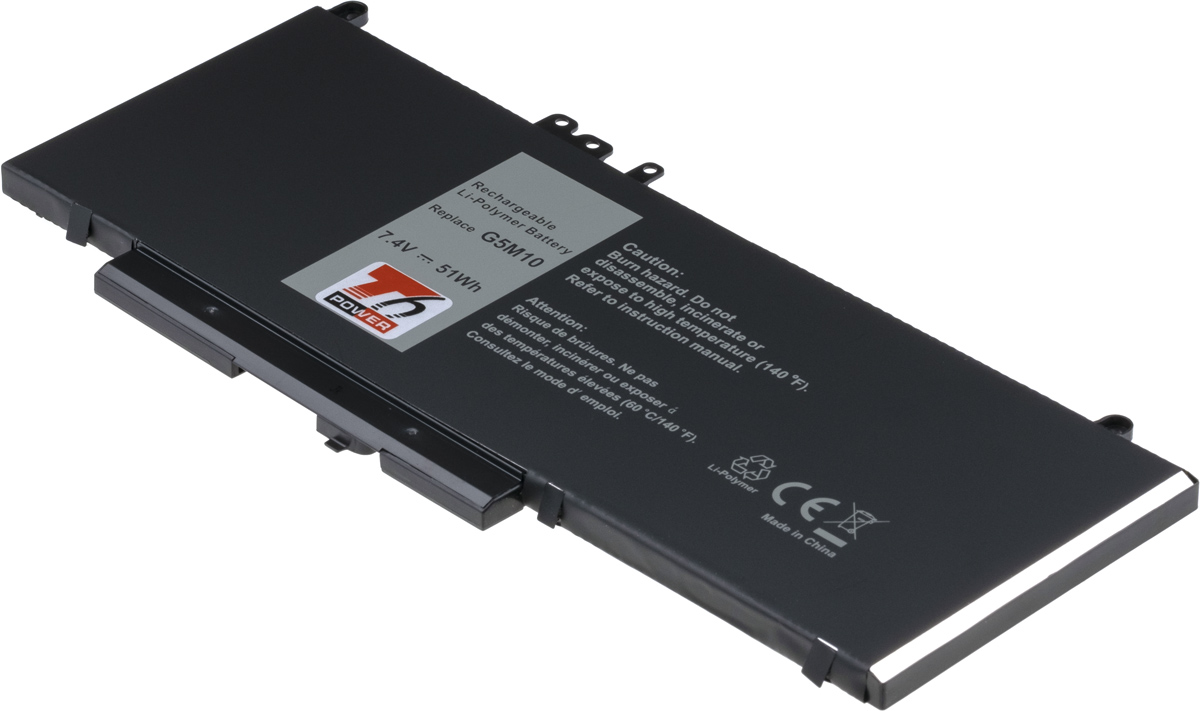 Batéria T6 Power Dell Latitude E5450, E5550, E5250, 3150, 3160, 6900mAh, 51Wh, 4cell, Li-pol